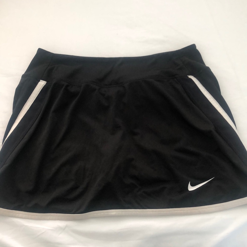 Nike Black Tennis mini Skirt Dri Fit Small Womens